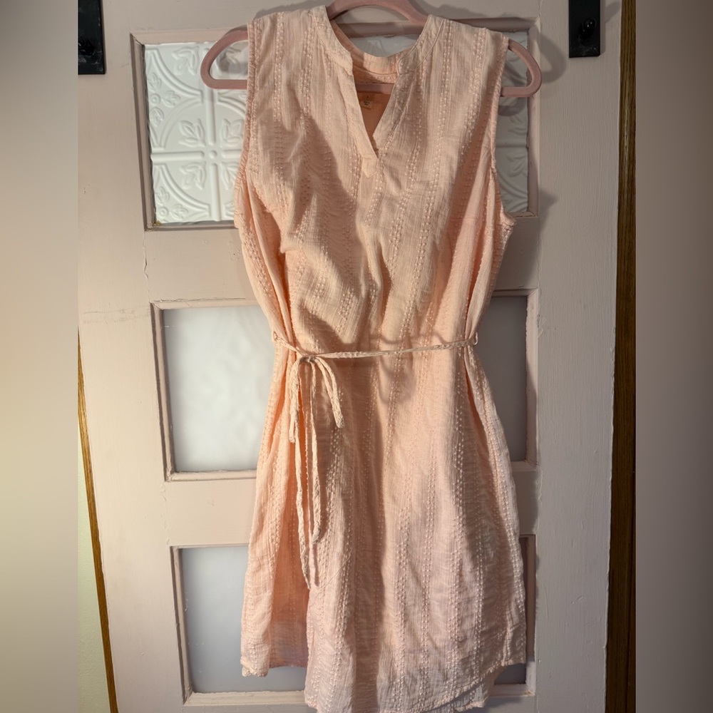 Style & Co. Peach Sleeveless Dress